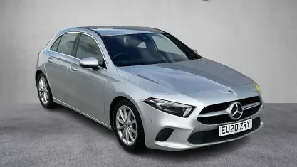 Used Mercedes A200 163 HP (119 kW) 2020 Silver Hatchback