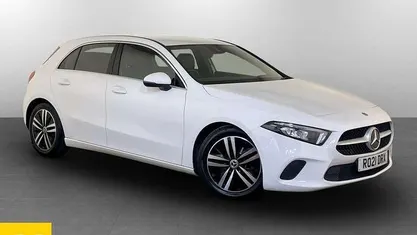 White Used 2021 Mercedes A180 Hatchback | £11,995 (Super price)