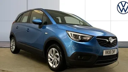 Blue Used 2018 Vauxhall Crossland X SUV | £8,604 (Fair price)