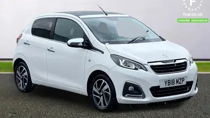 Used Peugeot 108 Allure 68 HP (50 kW) 2018 White Hatchback
