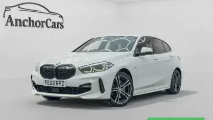 Used BMW 120 M Sport 190 HP (139 kW) 2019 White Hatchback