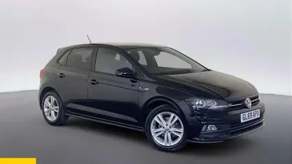 Begagnad VW Polo R-line 116 HK (85 kW) 2019 Svart Halvkombi