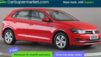 Gebraucht VW Polo SE 65 PS (47 kW) 2018 Rot Kleinwagen
