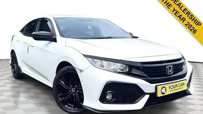 Used Honda Civic Sport 126 HP (92 kW) 2019 White Hatchback