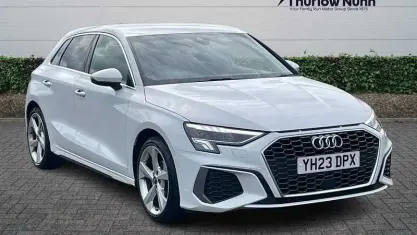 Used Audi A3 Sportback S-Line 110 HP (80 kW) 2023 White Hatchback