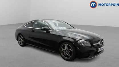 Used Mercedes C200 AMG Line Premium 184 HP (135 kW) 2019 Black Coupe