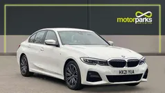 White Used 2021 BMW 330e M Sport Sedan | £19,600 (Fair price)
