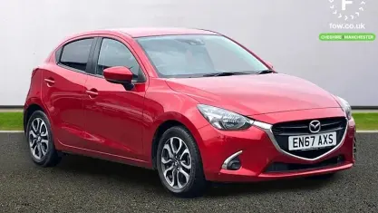 Usado Mazda 2 Inclusive 90 HP (66 kW) 2017 Vermelho Citadino