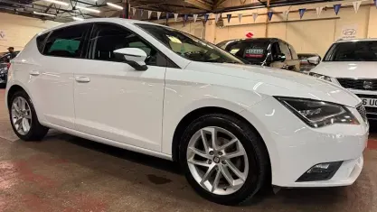 Used Seat Leon SE 110 HP (80 kW) 2016 White Hatchback