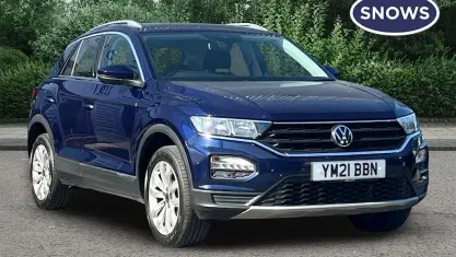 Used VW T-Roc SE 150 HP (110 kW) 2021 Blue SUV