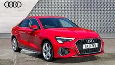 Red Used 2021 Audi A3 S-Line Sedan | £19,884 (Fair price)
