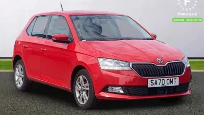 Used Skoda Fabia SE 60 HP (44 kW) 2020 Red Hatchback