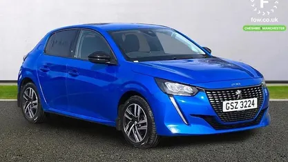Używany Peugeot 208 Allure Premium 102 KM (75 kW) 2022 Niebieski Hatchback