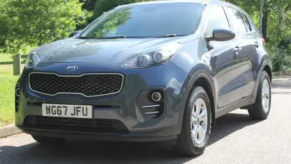 Used Kia Sportage 116 HP (85 kW) 2017 Blue SUV