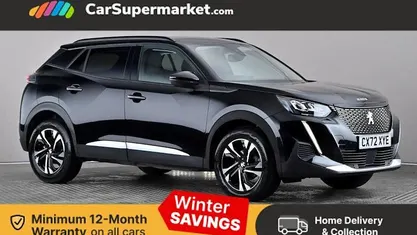 Black Used 2022 Peugeot 2008 Allure+ SUV | £15,897 (Fair price)
