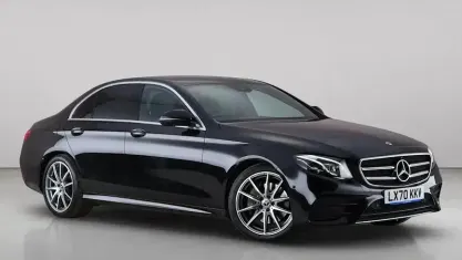 Used Mercedes E200 AMG line 184 HP (135 kW) 2020 Black Sedan