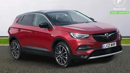 Used Vauxhall Grandland X Ultimate 179 HP (131 kW) 2021 Red SUV