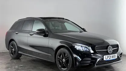 Used 2021 Mercedes C300e AMG line Estate | £18,850 (Fair price)
