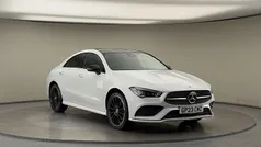 Digital white Used 2022 Mercedes CLA250e AMG line Sedan | £28,100 (Fair price)