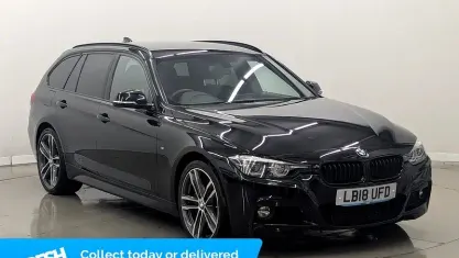 Used BMW 330 M Sport 258 HP (189 kW) 2018 Black Estate