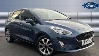 Used Ford Fiesta Trend 75 HP (55 kW) 2021 Blue Hatchback