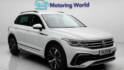 Used VW Tiguan R-line 150 HP (110 kW) 2021 White SUV