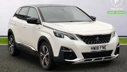 White Used 2018 Peugeot 3008 GT-line Estate | £13,699 (Fair price)
