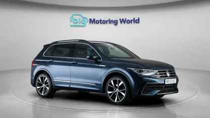 Used VW Tiguan R-line 150 HP (110 kW) 2021 Blue SUV