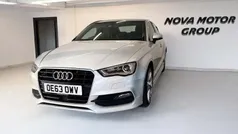 Silver Used 2014 Audi A3 S-Line Sedan | £9,199 (Fair price)