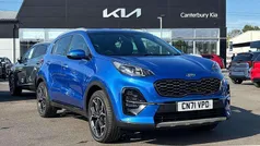 Blue Used 2021 Kia Sportage 4 SUV | £17,495 (Fair price)