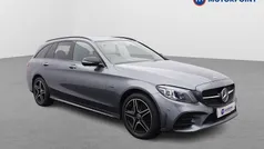 Grey Used 2021 Mercedes C300e AMG line Estate | £26,249 (Fair price)