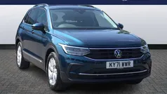 Blue Used 2021 VW Tiguan Life SUV | £20,795 (Fair price)