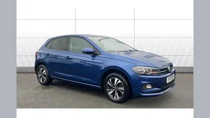 Used VW Polo Match 95 HP (69 kW) 2021 Blue Hatchback
