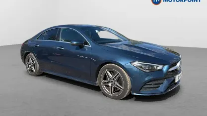 Used Mercedes CLA250 AMG line 224 HP (164 kW) 2022 Blue Coupe
