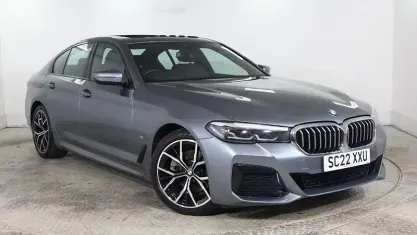Used BMW 520 M Sport 184 HP (135 kW) 2022 Blue Sedan