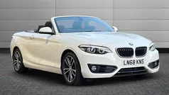 Alpine white Used 2018 BMW 218 Sport Line Cabriolet | £12,790 (Fair price)