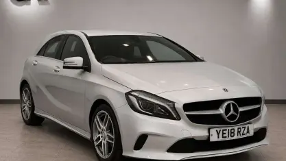 Used Mercedes A180 Sport Edition 109 HP (80 kW) 2018 Silver Hatchback