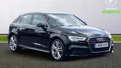 Black Used 2018 Audi A3 Sportback S-Line Hatchback | £14,399 (Fair price)