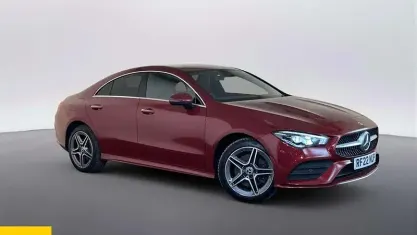 Used Mercedes CLA250e AMG line 218 HP (160 kW) 2022 Red Sedan