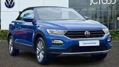 Blue Used 2021 VW T-Roc Cabriolet Design Cabriolet | £20,449 (Fair price)