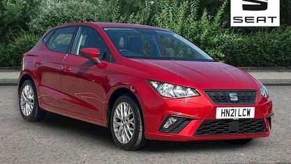 Usado Seat Ibiza SE Technology 95 HP (69 kW) 2021 Vermelho Citadino