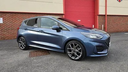 Used Ford Fiesta ST-Line 101 HP (74 kW) 2022 Blue Hatchback
