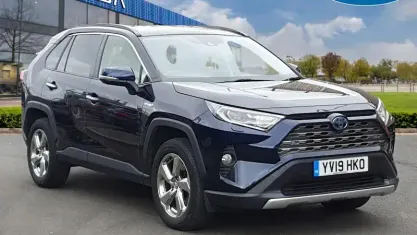 Used Toyota RAV4 Hybrid 218 HP (160 kW) 2019 Blue SUV