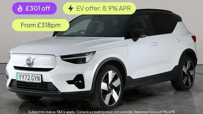 White Used 2022 Volvo XC40 Ultimate SUV | £20,487 (Fair price)