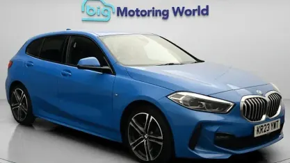 Used BMW 118 M Sport 136 HP (100 kW) 2023 Blue Hatchback