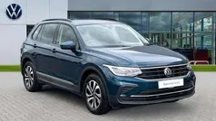 Nightshade blue metallic Used 2022 VW Tiguan Active SUV | £23,590 (Fair price)