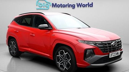 Usado Hyundai Tucson N Line 265 CV (194 kW) 2023 Rojo SUV