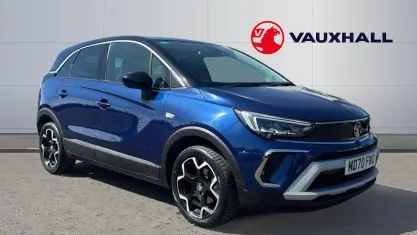 Used Vauxhall Crossland Elite 131 HP (96 kW) 2021 Blue SUV