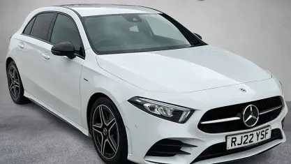 Used Mercedes A200 Executive 163 HP (119 kW) 2022 White Hatchback