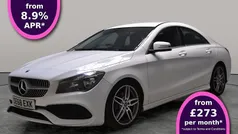 White Used 2019 Mercedes CLA180 AMG line Sedan | £15,212 (Fair price)
